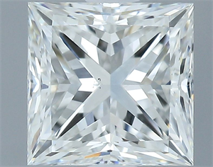 Picture of Natural Diamond 1.00 Carats, Princess with  Cut, G Color, VS2 Clarity and Certified by GIA
