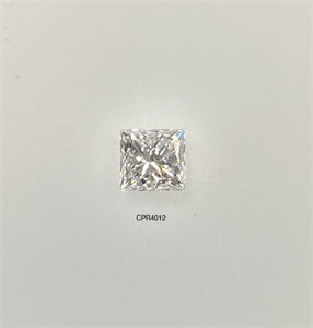 Picture of Natural Diamond 0.47 Carats, Princess with  Cut, E Color, VS2 Clarity and Certified by GIA