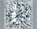 Diamante Natural 1.01 quilates, Princesa , Color F, claridad VVS1 y certificado GIA