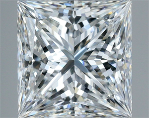 Foto Diamante Natural 1.01 quilates, Princesa , Color F, claridad VVS1 y certificado GIA de