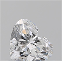 Natural Diamond 0.54 Carats, Heart with  Cut, E Color, SI1 Clarity and Certified by GIA