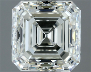 Picture of Natural Diamond 1.00 Carats, Asscher with  Cut, I Color, VS1 Clarity and Certified by IGI