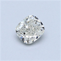 Diamante Natural 0.50 quilates, Del cojín , Color J, claridad VVS2 y certificado GIA