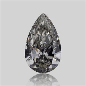 Picture of Natural Diamond 0.31 Carats, Pear with  Cut, I Color, SI2 Clarity and Certified by GIA