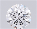 Lab Grown Diamond 1.55 Carats, Round with Excellent Cut, E Color, VVS2 Clarity and Certified by IGI