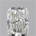 Natural Diamond 0.73 Carats, Radiant with  Cut, I Color, VVS1 Clarity and Certified by GIA