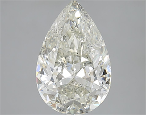 Foto Diamante Natural 3.01 quilates, De pera , Color I, claridad SI2 y certificado IGI de