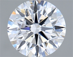 Picture of Lab Grown Diamond 2.03 Carats, Round with Excellent Cut, D Color, FL Clarity and Certified by GIA