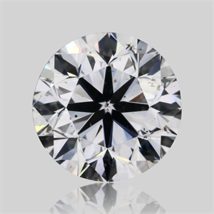 Picture of Natural Diamond 1.01 Carats, Round with Very Good Cut, D Color, SI2 Clarity and Certified by GIA