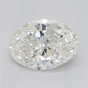 Picture of Natural Diamond 0.90 Carats, Oval with  Cut, I Color, SI2 Clarity and Certified by GIA