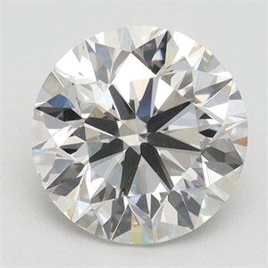 Picture of Lab Grown Diamond 2.38 Carats, Round with Excellent Cut, H Color, VS1 Clarity and Certified by IGI