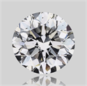 Natural Diamond 0.90 Carats, Round with Very Good Cut, D Color, SI1 Clarity and Certified by GIA