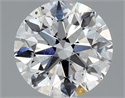 Diamante Natural 1.53 quilates, Redondo , Color D, claridad SI1 y certificado GIA