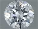 Natural Diamond 0.71 Carats, Round with Excellent Cut, F Color, SI2 Clarity and Certified by GIA