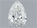 Natural Diamond 0.40 Carats, Pear with  Cut, F Color, VVS1 Clarity and Certified by GIA