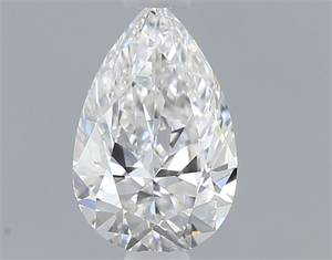Picture of Natural Diamond 0.40 Carats, Pear with  Cut, F Color, VVS1 Clarity and Certified by GIA