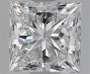 Foto Diamante Natural 2.01 quilates, Princesa , Color E, claridad VS2 y certificado GIA de