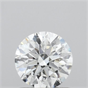 Natural Diamond 0.71 Carats, Round with Excellent Cut, D Color, I1 Clarity and Certified by GIA