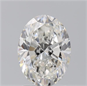 Natural Diamond 2.05 Carats, Oval with  Cut, G Color, VS1 Clarity and Certified by GIA