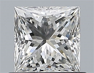 Picture of Natural Diamond 0.70 Carats, Princess with  Cut, G Color, VS2 Clarity and Certified by GIA