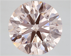 Picture of Lab Grown Diamond 11.46 Carats, Round with Ideal Cut, Fancy Intense Pink Color, VS1 Clarity and Certified by IGI