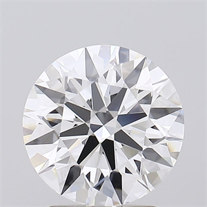 Picture of Lab Grown Diamond 2.37 Carats, Round with Ideal Cut, D Color, IF Clarity and Certified by IGI