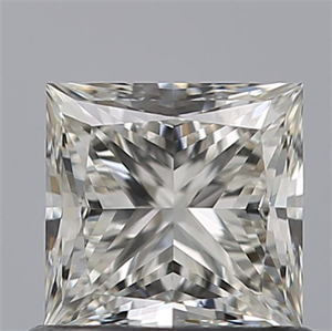 Picture of Natural Diamond 0.80 Carats, Princess with  Cut, I Color, VVS1 Clarity and Certified by GIA