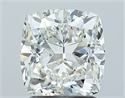 Natural Diamond 2.02 Carats, Cushion with  Cut, J Color, SI2 Clarity and Certified by GIA