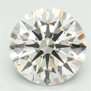 Picture of Lab Grown Diamond 5.01 Carats, Round with Ideal Cut, G Color, VVS2 Clarity and Certified by IGI