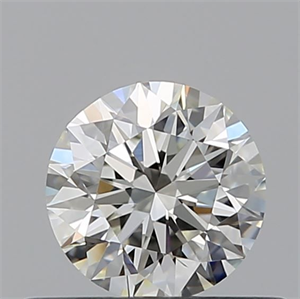 Picture of Natural Diamond 0.45 Carats, Round with Excellent Cut, J Color, VVS1 Clarity and Certified by GIA