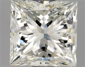 Picture of Natural Diamond 1.00 Carats, Princess with  Cut, J Color, VVS1 Clarity and Certified by GIA