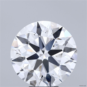 Picture of Lab Grown Diamond 8.53 Carats, Round with Excellent Cut, E Color, VVS2 Clarity and Certified by IGI