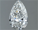 Diamante Natural 0.50 quilates, De pera , Color F, claridad VS2 y certificado GIA