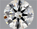 Natural Diamond 0.40 Carats, Round with Excellent Cut, I Color, VS1 Clarity and Certified by GIA