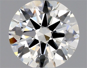 Picture of Natural Diamond 0.40 Carats, Round with Excellent Cut, I Color, VS1 Clarity and Certified by GIA
