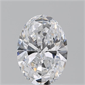 Natural Diamond 0.90 Carats, Oval with  Cut, D Color, VS1 Clarity and Certified by GIA