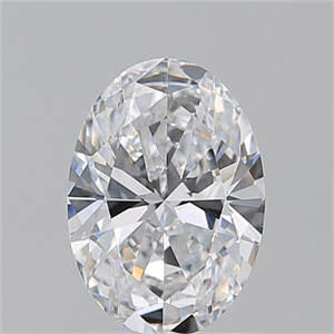 Picture of Natural Diamond 0.90 Carats, Oval with  Cut, D Color, VS1 Clarity and Certified by GIA