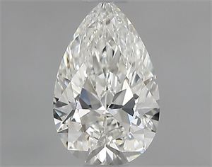 Picture of Natural Diamond 0.53 Carats, Pear with  Cut, I Color, VS2 Clarity and Certified by GIA
