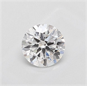Lab Grown Diamond 1.01 Carats, Round with Ideal Cut, D Color, VS2 Clarity and Certified by IGI