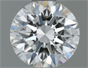Natural Diamond 0.50 Carats, Round with Excellent Cut, H Color, VVS2 Clarity and Certified by IGI