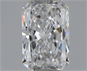 Natural Diamond 0.50 Carats, Radiant with  Cut, D Color, SI1 Clarity and Certified by GIA