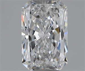 Picture of Natural Diamond 0.50 Carats, Radiant with  Cut, D Color, SI1 Clarity and Certified by GIA
