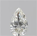 Natural Diamond 0.72 Carats, Pear with  Cut, I Color, VVS2 Clarity and Certified by GIA