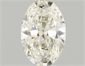Natural Diamond 0.54 Carats, Oval with  Cut, K Color, VS2 Clarity and Certified by GIA