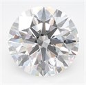 Lab Grown Diamond 3.27 Carats, Round with Ideal Cut, D Color, VVS1 Clarity and Certified by IGI