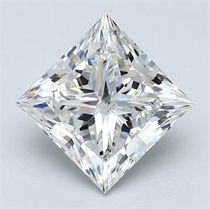 Picture of Natural Diamond 1.79 Carats, Princess with  Cut, I Color, SI1 Clarity and Certified by GIA
