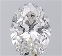 Natural Diamond 2.01 Carats, Oval with  Cut, G Color, SI2 Clarity and Certified by GIA