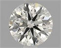 Natural Diamond 1.09 Carats, Round with Excellent Cut, L Color, IF Clarity and Certified by IGI
