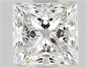 Natural Diamond 1.03 Carats, Princess with  Cut, G Color, VS2 Clarity and Certified by GIA