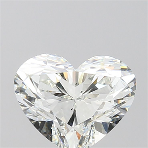 Picture of Natural Diamond 3.02 Carats, Heart with  Cut, F Color, SI1 Clarity and Certified by IGI